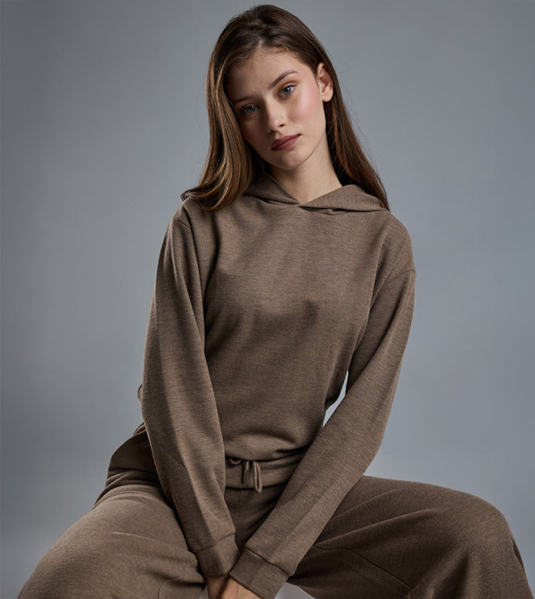 R&B  Clothing - Light Brown Hoodies