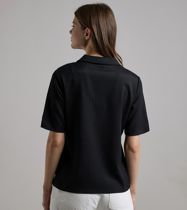 R&B  Clothing - BLACK Casual Tops