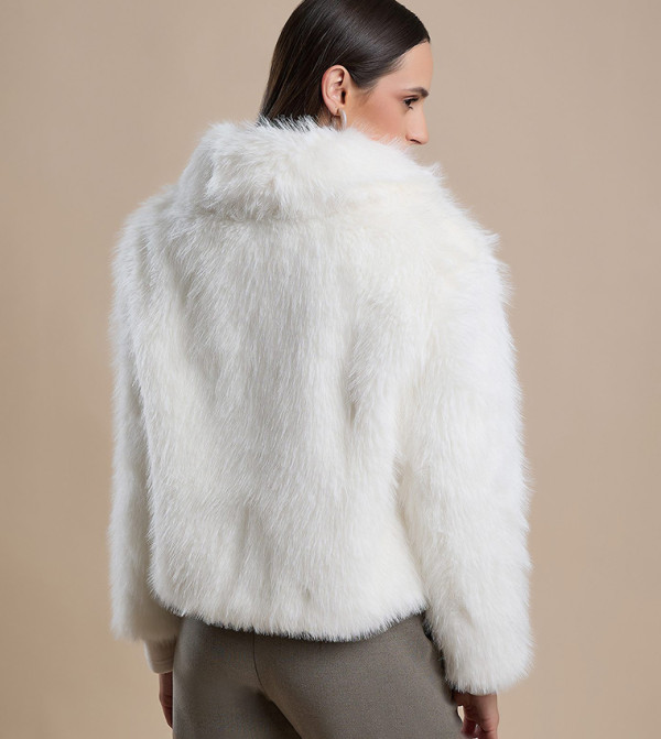 R&B  - White Casual Jackets