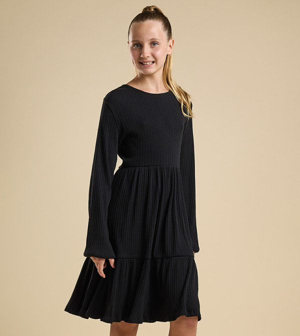 R&B Casual Dress - Black Casual Dress
