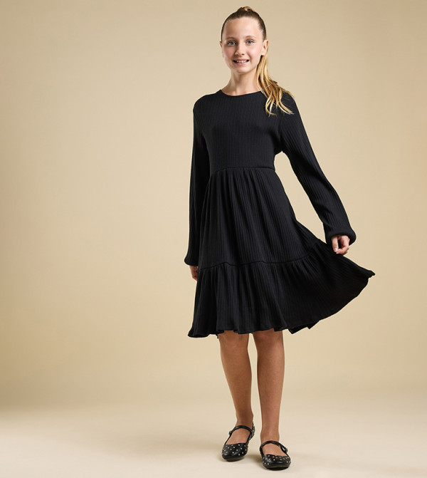 R&B Casual Dress - Black Casual Dress