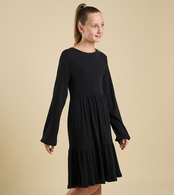 R&B Casual Dress - Black Casual Dress