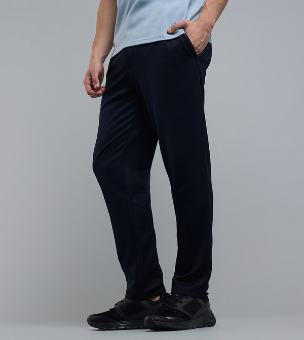 R&B  Track Pants & Joggers - NAVY BLUE Track Pants & Joggers