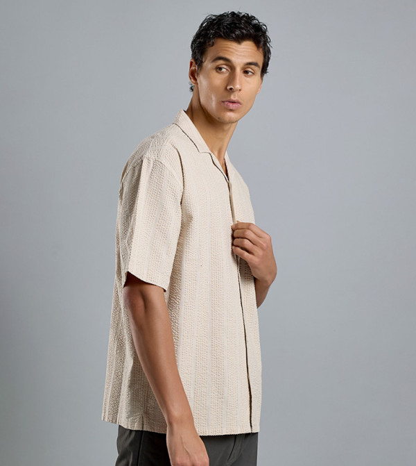 R&B R&B - Beige Short Sleeves