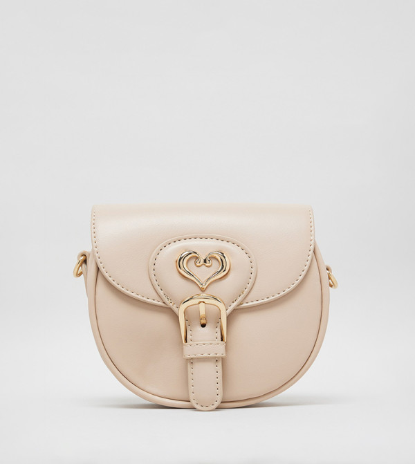 R&B  Shoulder Bag - Beige Shoulder Bag