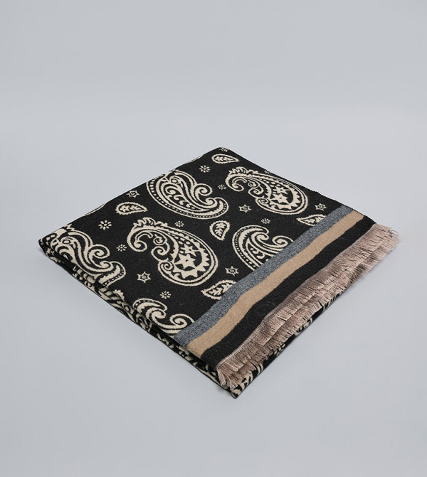 أر آند بي أوشحة - أسود Blanket Scarves