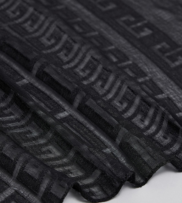 R&B  Blanket Scarves - Black Blanket Scarves