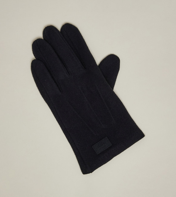 R&B Gloves - Black Knit