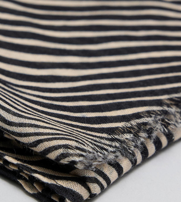 R&B  Blanket Scarves - Black Blanket Scarves