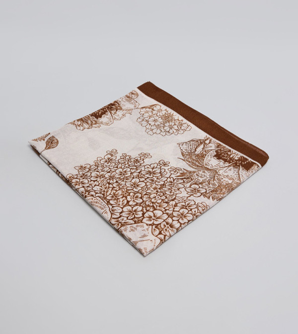 R&B  Blanket Scarves - Beige Blanket Scarves