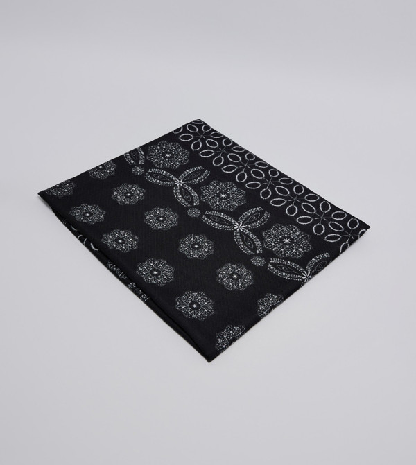 R&B  Blanket Scarves - Black Blanket Scarves