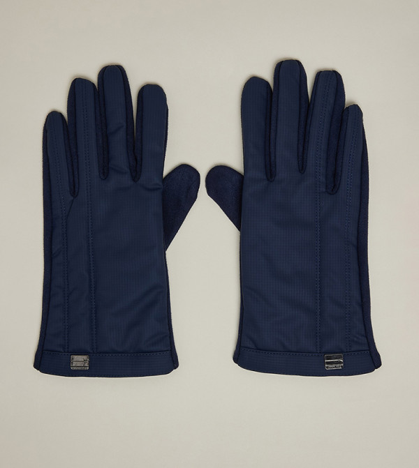 R&B Gloves - NAVY BLUE Knit