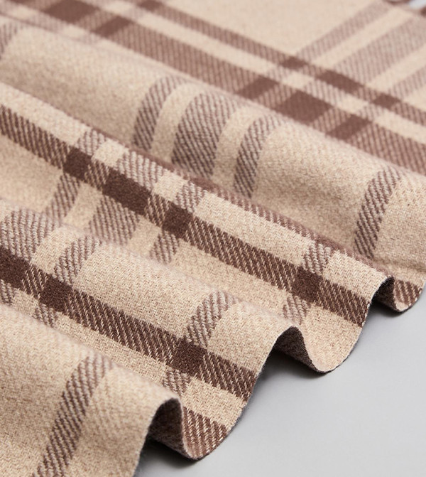 R&B  Scarves - Beige Blanket Scarves