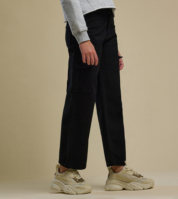 R&B  Trousers & Pants - Black Trousers & Pants
