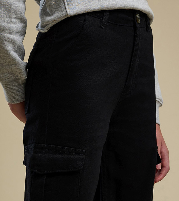 R&B  Trousers & Pants - Black Trousers & Pants
