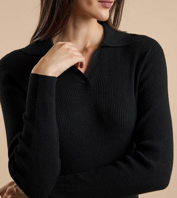 R&B R&B - Black Casual Tops