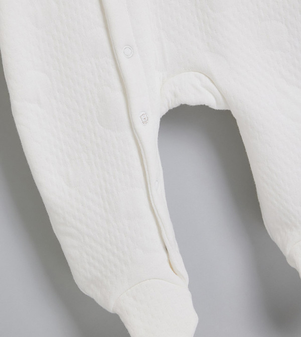 R&B  Sleep Suits - White Sleep Suits