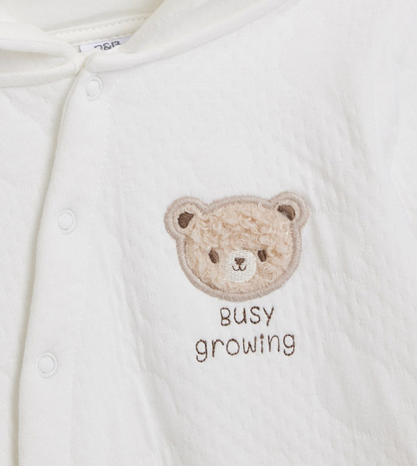 R&B  Sleep Suits - White Sleep Suits