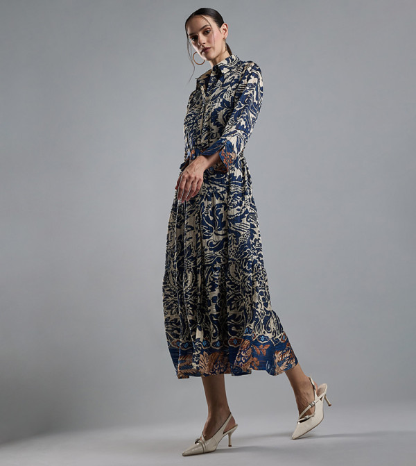 R&B Dresses - NAVY BLUE Shirt & T-Shirt Dresses