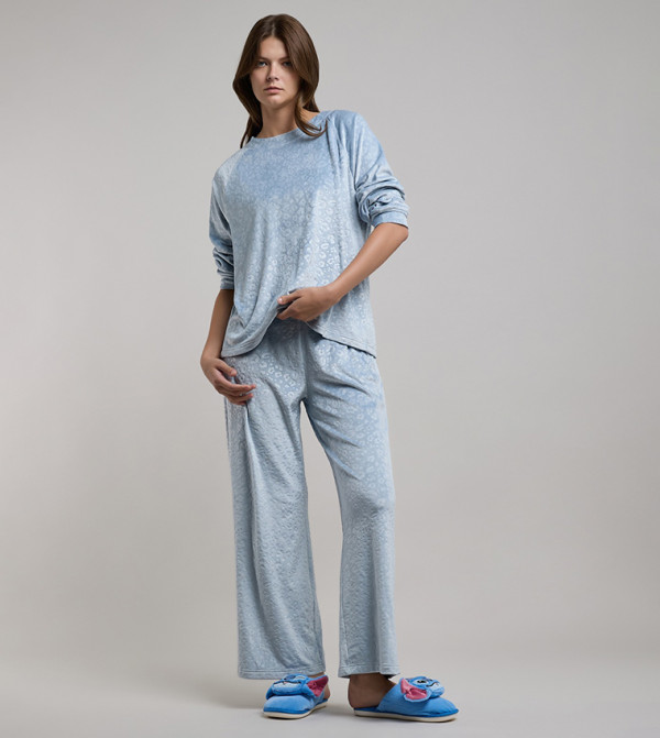 R&B Clothing - Blue Pyjama Set