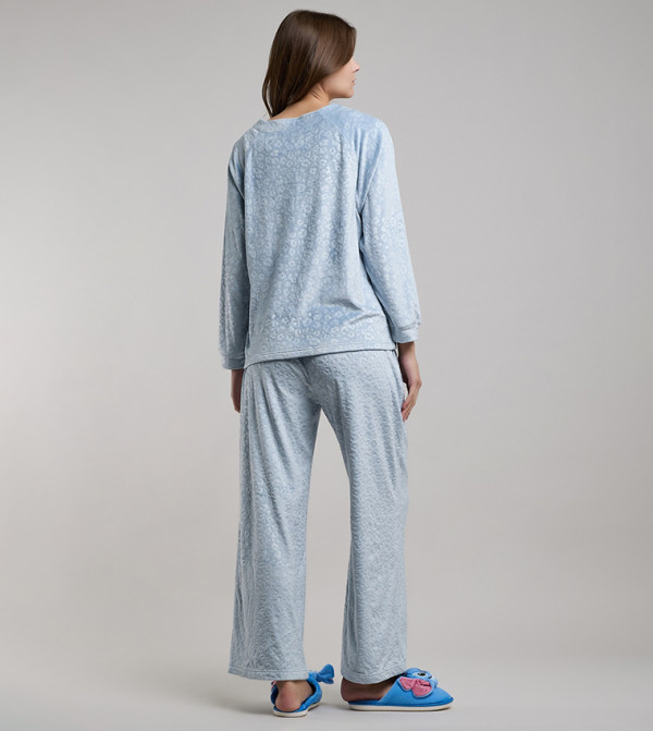 R&B Clothing - Blue Pyjama Set