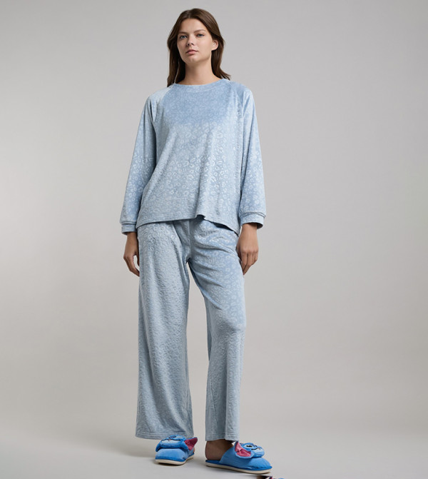 R&B Clothing - Blue Pyjama Set
