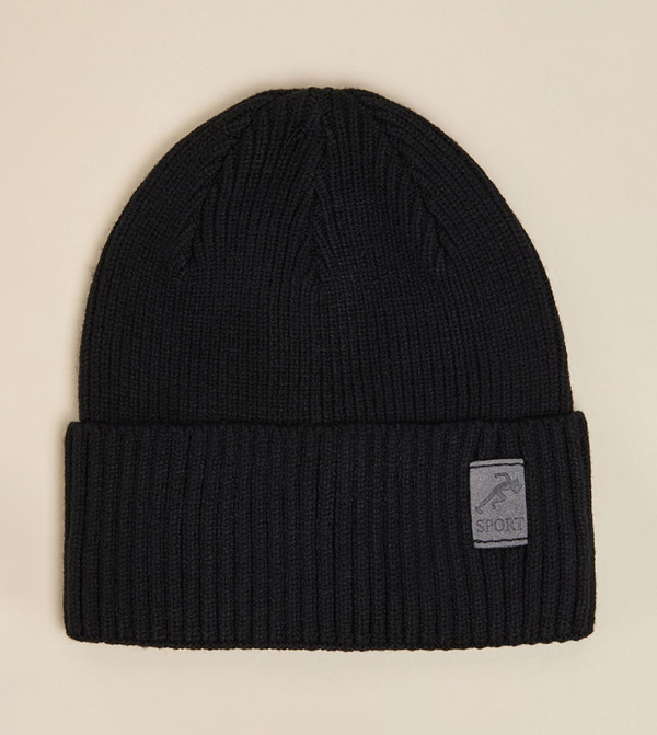 R&B  Caps & Hats - Black Beanies