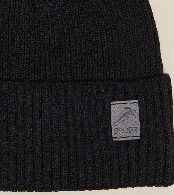 R&B  Caps & Hats - Black Beanies
