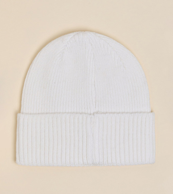 R&B  Caps & Hats - Ivory Beanies