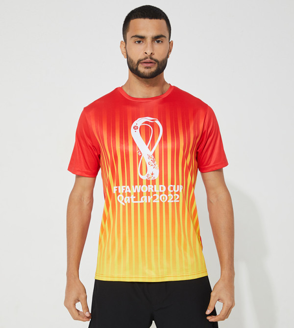 FIFA  - Red Active T shirts
