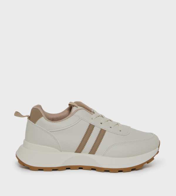 GEOOMNII GEOOMNII - Beige Low Top