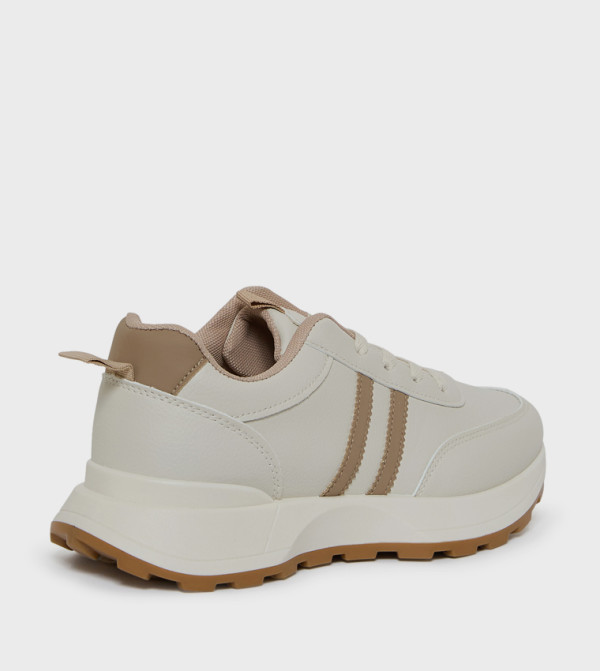 GEOOMNII GEOOMNII - Beige Low Top