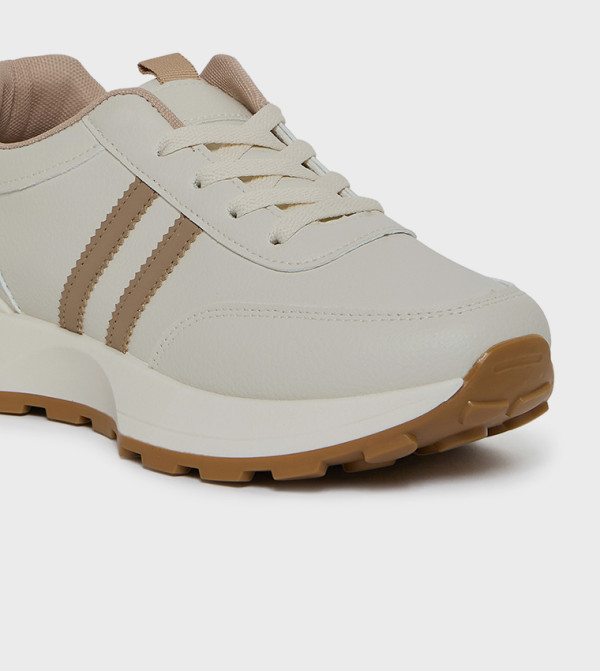 GEOOMNII GEOOMNII - Beige Low Top
