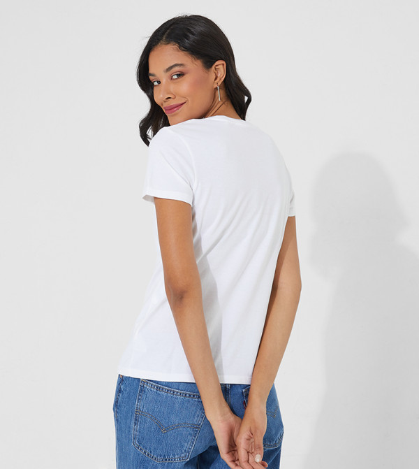 Levi's  Clothing - White Casual T-Shirts
