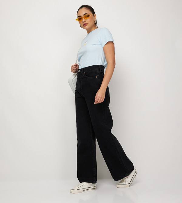 Levi's  Jeans - Black Wide Leg Pants