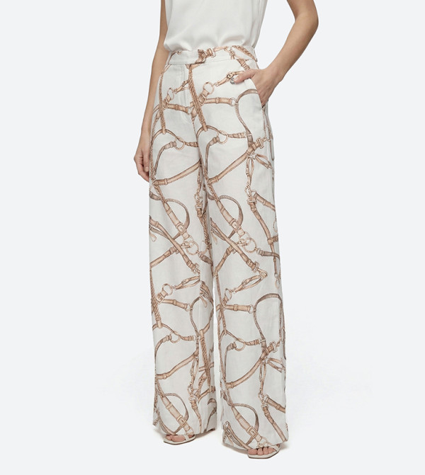 بيفرلي هيلز بولو كلوب بيفرلي هيلز بولو كلوب - أوف وايت  بنطال كاجوال