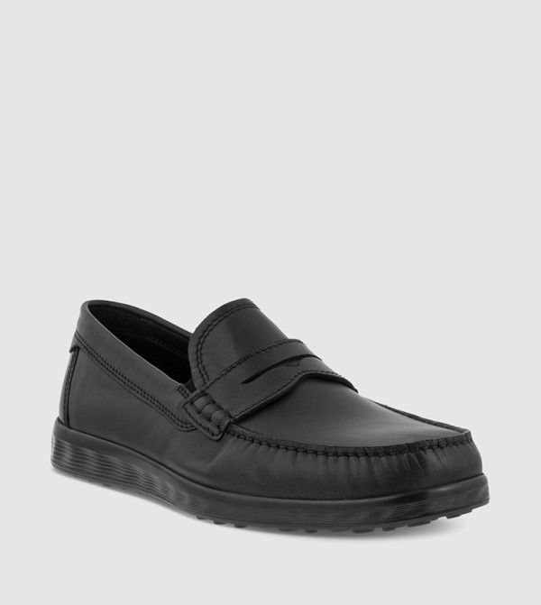 ايكو ايكو - أسود Moccasins/Loafer
