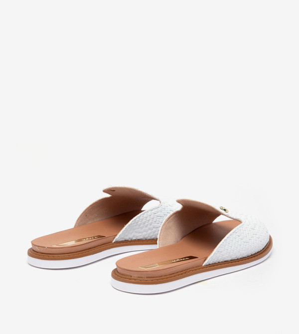 Moleca Moleca - White Flat Sandals