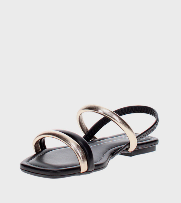 Moleca Moleca - Black Flat Sandals