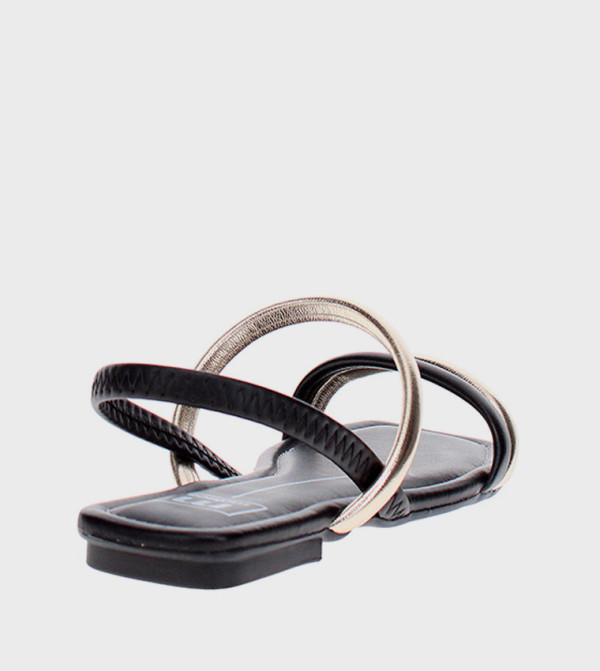 Moleca Moleca - Black Flat Sandals