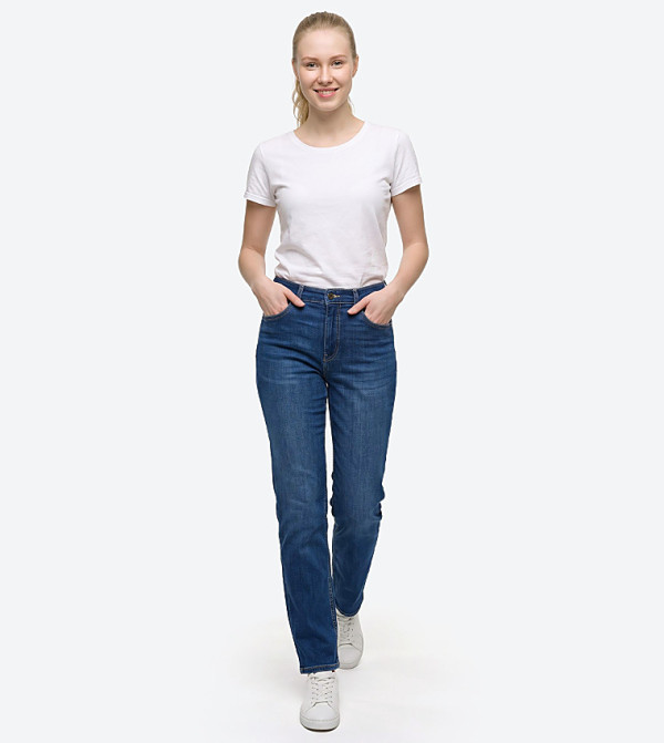 Beverly Hills Polo Club  Mom Jeans - Blue Mom Jeans