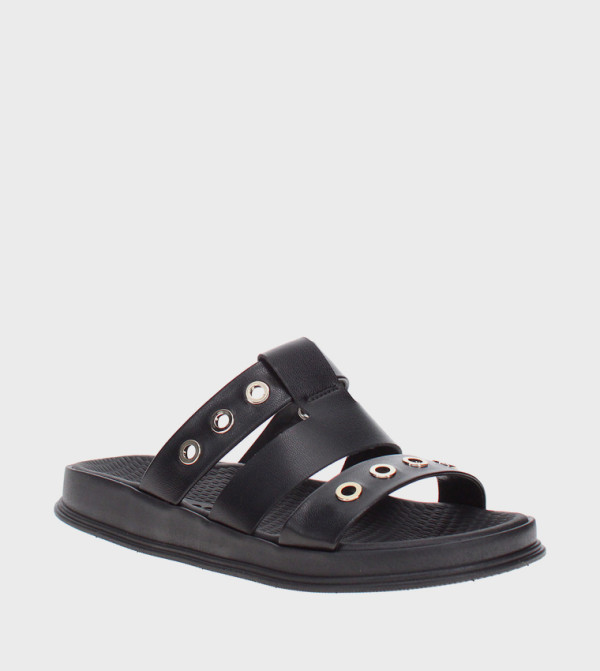 موليكا  - أسود Flat Sandals