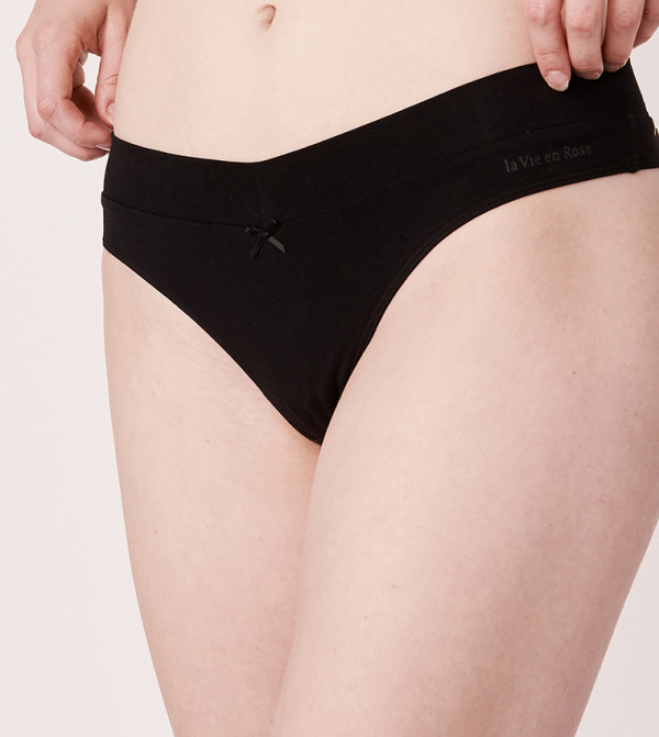 La Vie en Rose  Briefs - Black Briefs