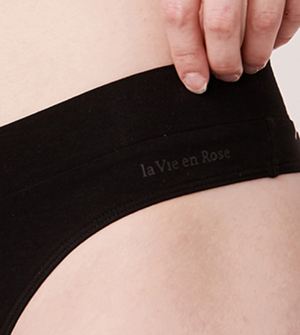 La Vie en Rose  Briefs - Black Briefs