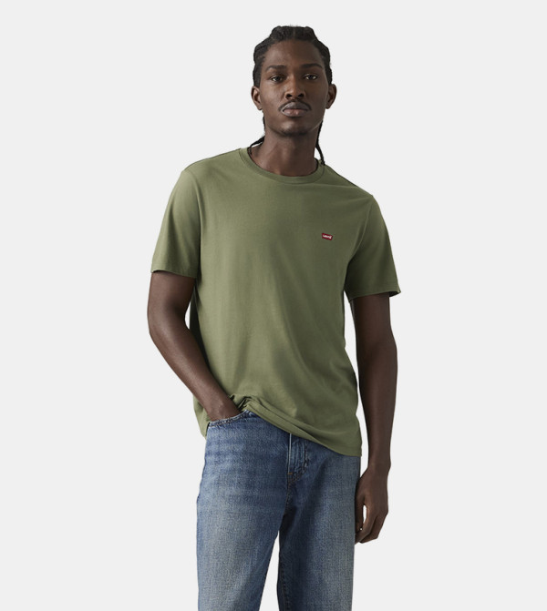 ليفايز  ملابس - أخضر Round Neck T-Shirts