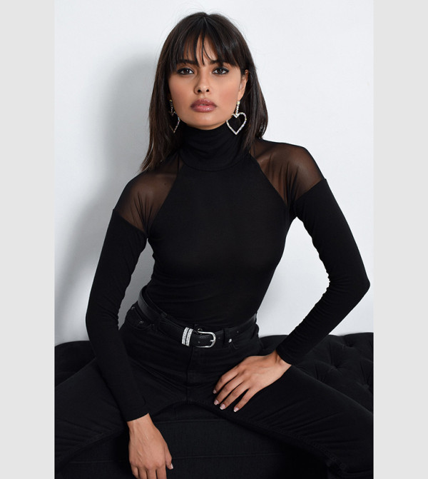 Cool & Sexy - Outlet  - Black Casual Tops