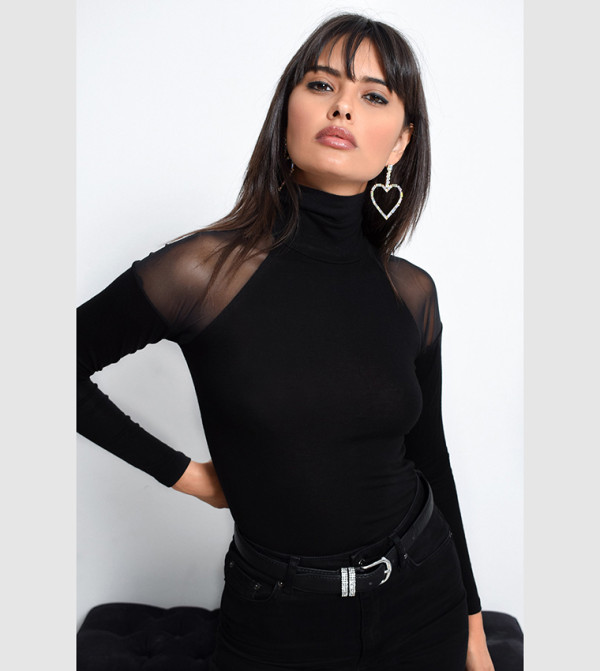 Cool & Sexy - Outlet  - Black Casual Tops