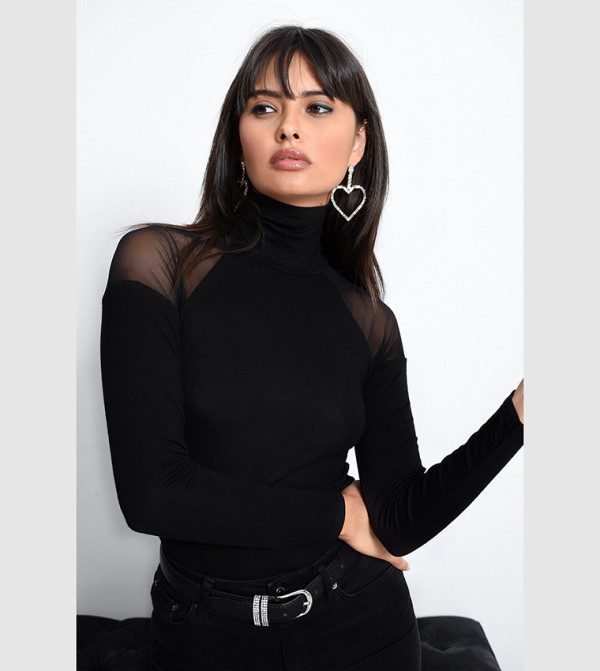 Cool & Sexy - Outlet  - Black Casual Tops