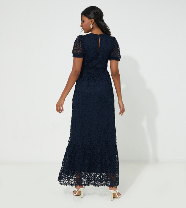 scalloped lace mini dress Mandy Lace Mini Dress with Scalloped Edge – Minuet Apparel