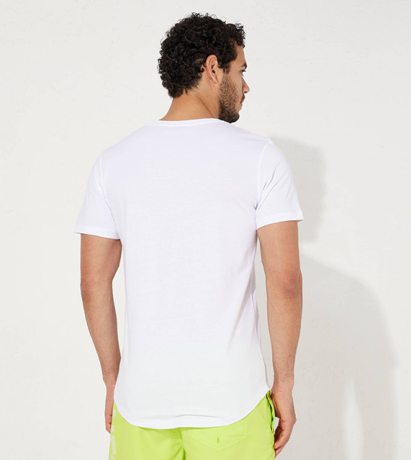 Jack & Jones Jack & Jones - White Casual T-Shirts